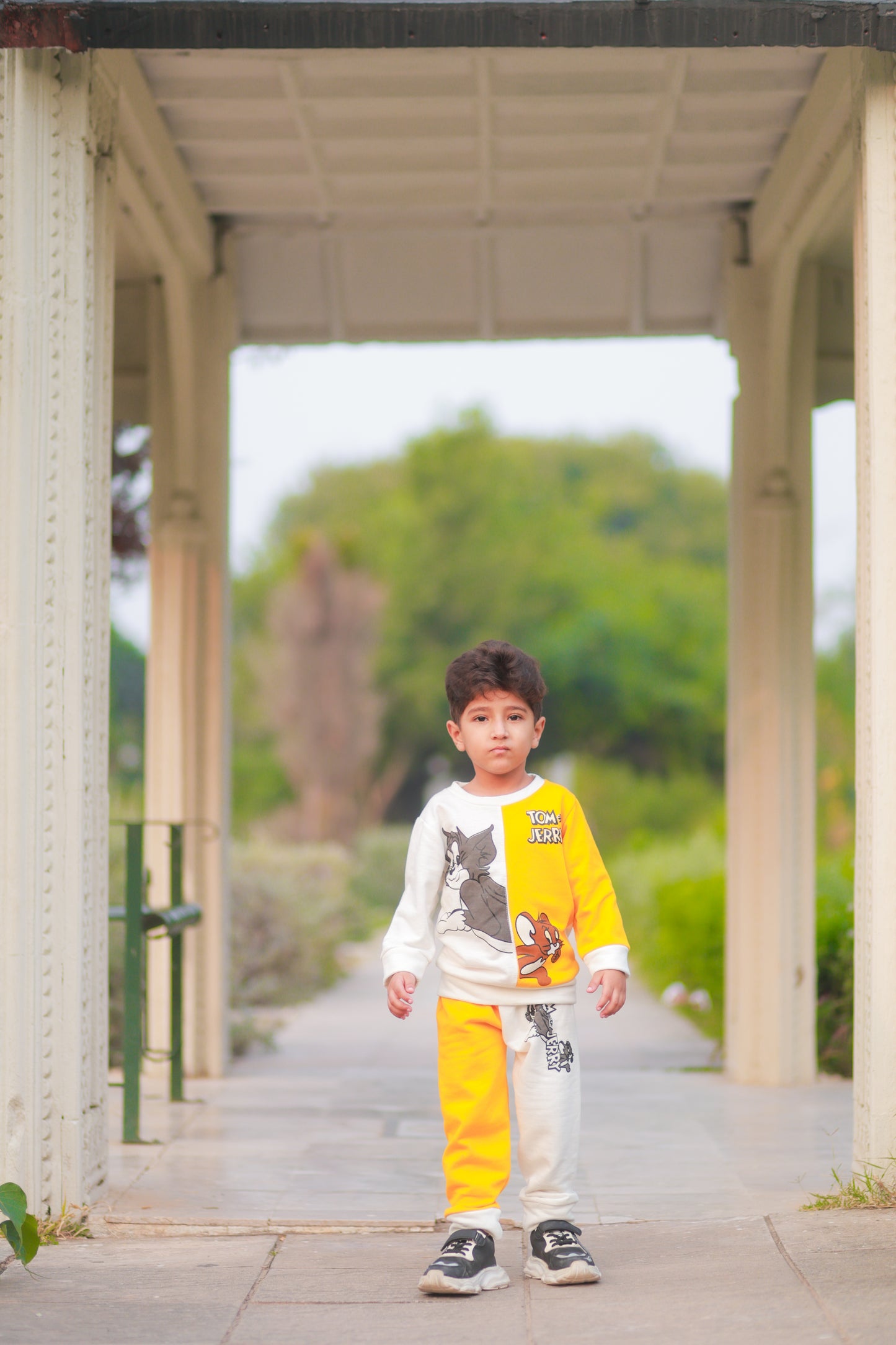 Fleece Fabric Tom & Jerry Printed Suit ( Each )