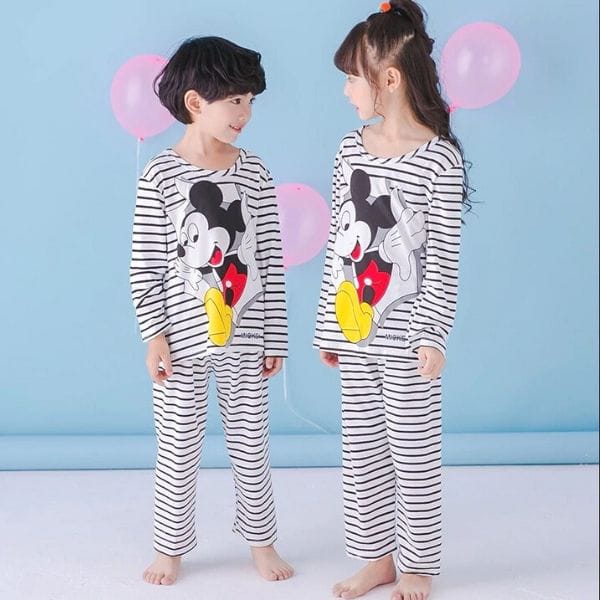 Black Line Mickey Kids Wear
