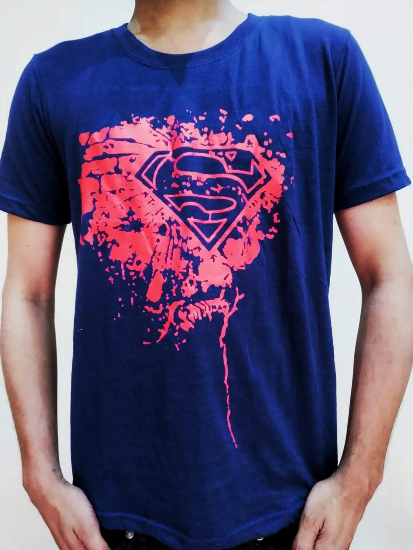 Blue Super Man T-Shirt