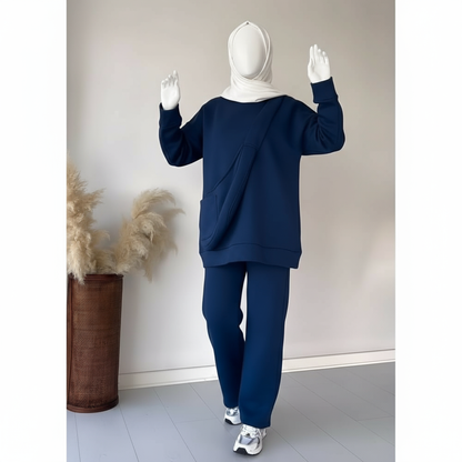 Winter Blue Carryall Co-Ord Set + Bag