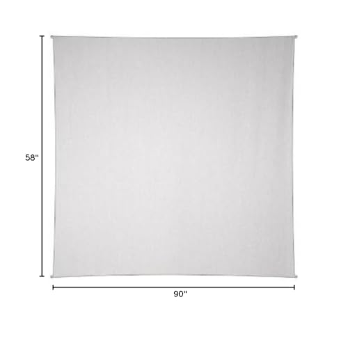 Sunshine Joy Plain White Tapestry 100% Cotton 58x90 Inches - size: 90"L x 58"W
