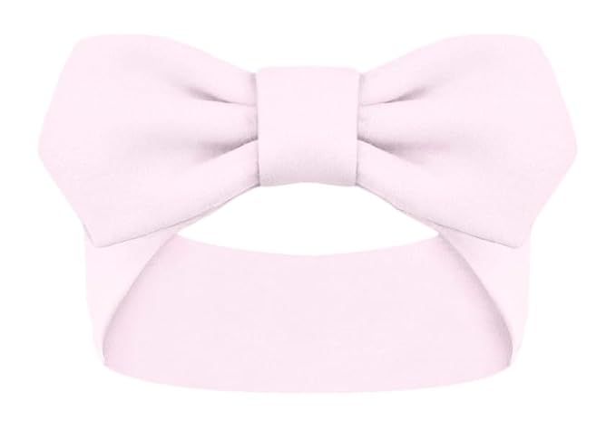Creative Knitwear Clemson Tigers Infant Girls Pink Solid Hair Knot Headband Embroidered Logo - Size Newborn - 4T