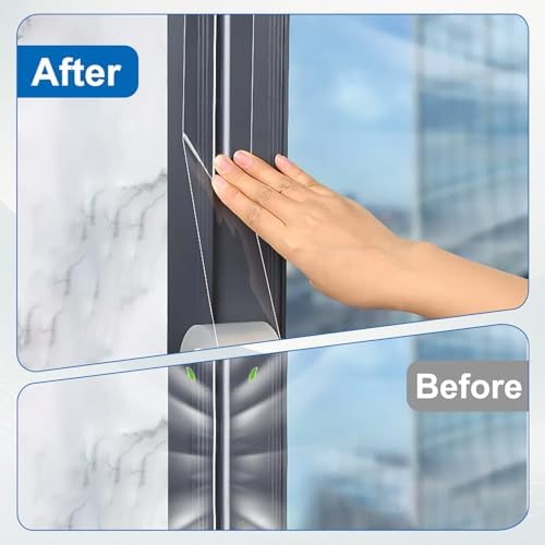 Window Insulation Tape for Winter Heavy Duty Weather Stripping Sealing Film Tape Draft Stopper 3 in x 33 Ft Keep Warm & Save Energy Easy Apply & Remove for Doors and Windows
