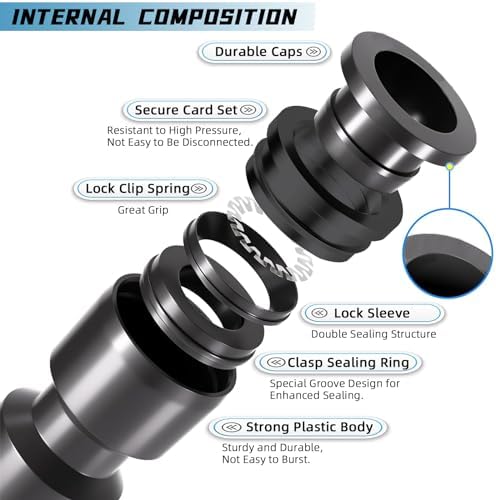 10PCS Push-to-Connect Drip Irrigation Emitters for 1/4 inch Irrigation Tubing, Two-Way Connection Adjustable Vortex Drip Emitters with Stake, Irrigation Dripper Sprinklers for Drip Irrigation System