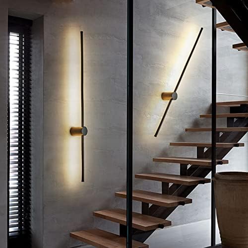 Living Room Minimalist Background Wall Decoration Bedroom Bedside Linear LED Wall Lamp,Chandeliers