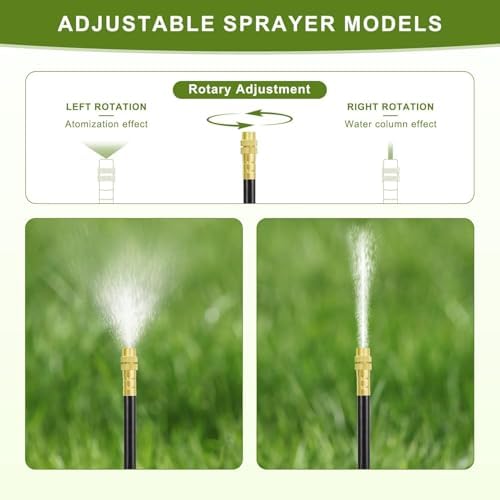 Drip Irrigation System 100FT, Automatic Watering Kit with Nozzles