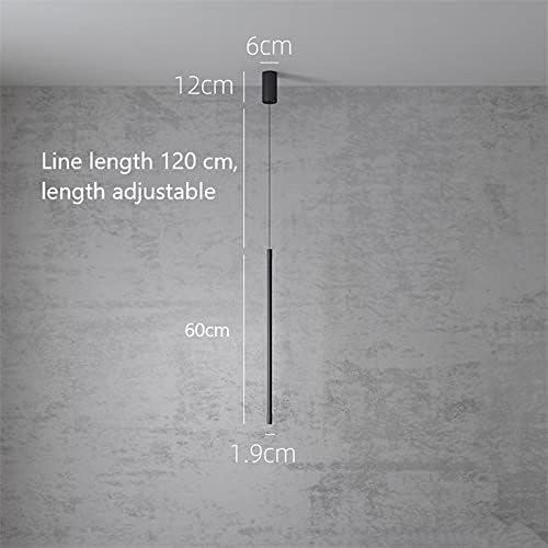 Modern Chandelier, Modern Bedroom Bedside Led Lights Living Room Tv Wall Decor Led Lamps Geometry Line Strip Hanging Light Fixtures(Warm Light,60Cm)/Warm Light/60Cm