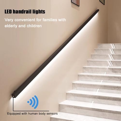 LED Stair Lights - Motion Sensor Indoor Lighting for Stairs, Hallways, Corridors, Easy Installation, Energy Efficient, Bright, Safe Wall Support Illumination