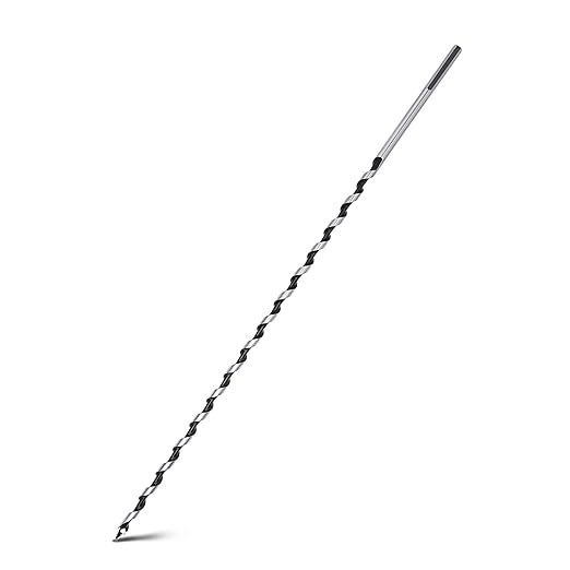 1/4 x 13.8 inch Auger Drill Bit for Wood,Hex Shank Ship Auger Bit for Soft Wood, Hard Wood, Plastic, Composite Materials and DIY Projects