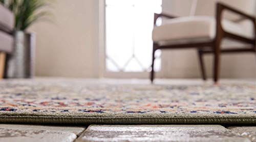 Unique Loom Sialk Hill Collection Area Rug - Washington (2' 2" x 3' 1" Rectangle, Green/ Hunter Green) - color: Green/Hunter Green, size: 2'2" x 3'1" (Rectangular)