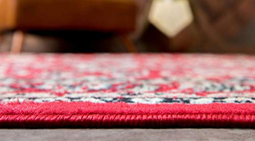 Unique Loom Sialk Hill Collection Area Rug - Washington (2' 2" x 3' 1" Rectangle, Red/ Black) - color: Red / Black, size: 2'2" x 3'1" (Rectangular)
