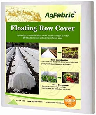 Agfabric Plant Covers Freeze Protection Floating Row Cover and Plant Blanket,0.55oz 7'x25' for Frost Protection and Terrible Weather Resistant,White