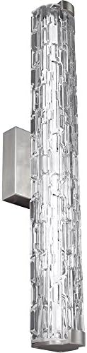 Feiss Lighting-Cutler-1 Light Bath Vanity Approved for Damp Locations in Contemporary Style-24 Inch Wide by 5 Inch High-