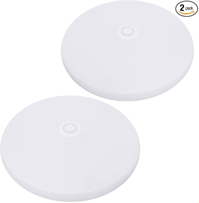 Facon 2-Pack Ultra Slim 4.5'' 12V RV Puck Lights w/Switch, SY-SM45 3400K Warm White LED Interior Lights for RVs, Camper Van, Boats, 12V Dome Light Fixture – cETL Certified