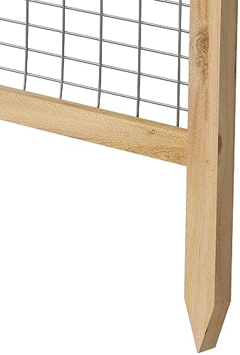 Greenes Fence 2' CritterGuard Cedar Garden Fence (2 Pack), 23.5"