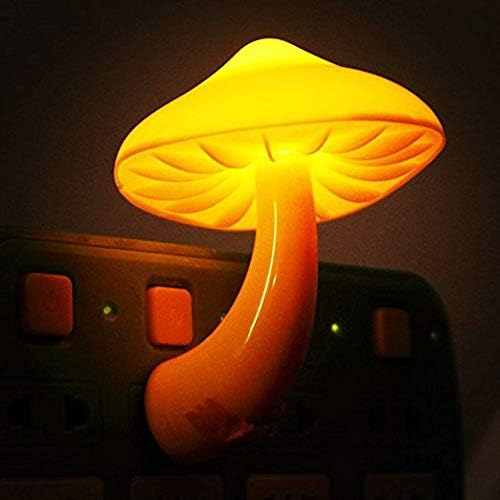 AUSAYE 2Pack Mushroom Night Light Plug in Lamp,Led Lights for Adults Kids Baby Children NightLight Wall Decor Lamp Bedroom Bathroom,Toilet,Stairs,Kitchen,Hallway