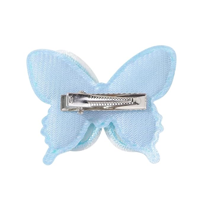 Butterfly Hair Clips Butterfly Hair Clip Glitter Butterfly Hair Clips Kids Clips for Birthday Christmas Children's Day Gift (orange)