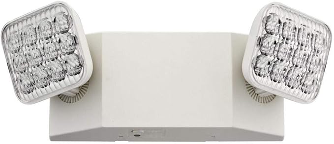 Lithonia Lighting EU2 LED 2-Light White LED Emergency Fixture with 90 Minute Back Up