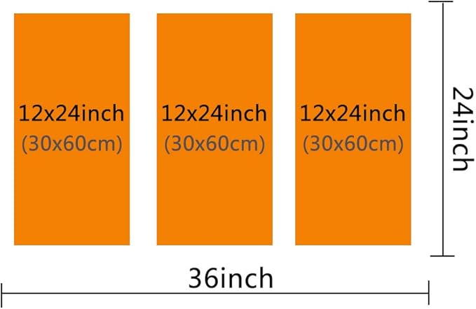 TUMOVO Concept of International Trading Art Home Decor Posters and Prints Glowing Forex Hraph Hologram Paintings Wall Art for Living Room 3 Pieces Rustic Home Decor Ready to Hang (36" Wx24 H)