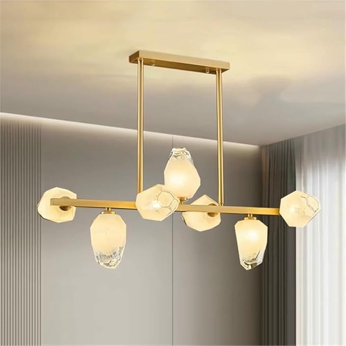 Pendant Lights Nordic Smart Home Decoration Pendant Light, Living Room Dining LED Indoor Lighting(Cold White,Golds 12 Heads)