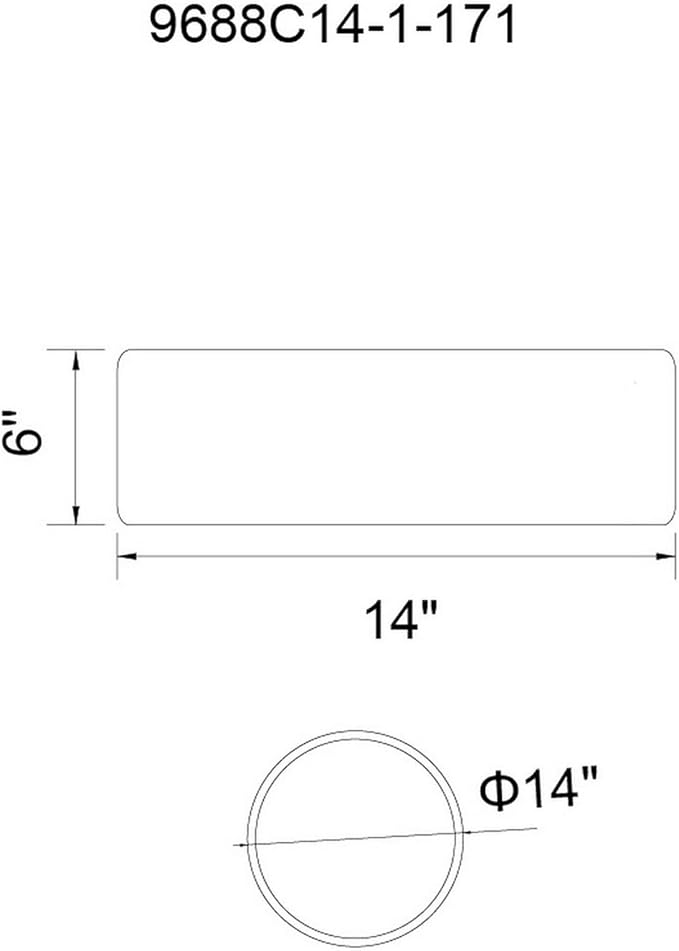 CWI Lighting 14" Black Flush Mount Light for Bedroom, Hallway – 2-Light Drum Shade Design with E26 Bulb Base – LED/Dimmer Compatible, Low-Profile – BACL Certified