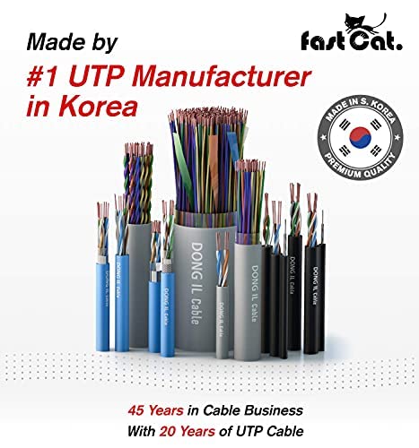 fast Cat. Speaker Wire 16 Guage 4C, UL Listed & CMR/CL3R-FT4 Rated - Speaker Cable w/PVC Jacket, 100% Oxygen-Free Pure Bare Copper - (65) HighFlex 16 Guage Wire - in-Wall Use-500ft Bulk Cable, White