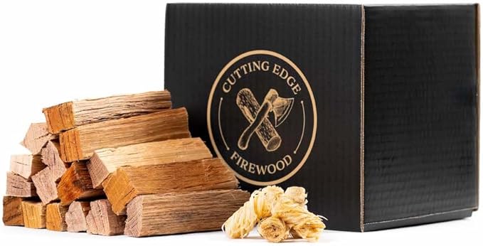 Cutting Edge Firewood 6 Inch Mini Pizza Oven Wood - Ultra Kiln Dried Premium Oak Cooking Wood for Portable Pizza Ovens - Miniature Logs - 12 Pound