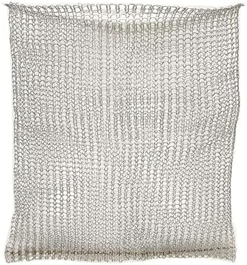 Keebgyy Metal Mesh Bag, Gophers Resistant Stainless Steel Mesh, Stainless Steel Wire Mesh Vole Mesh Metal Mesh Bag, Flowers Rodent Proof Wire Baskets for Plants, Planter for Garden Lawn(#4)