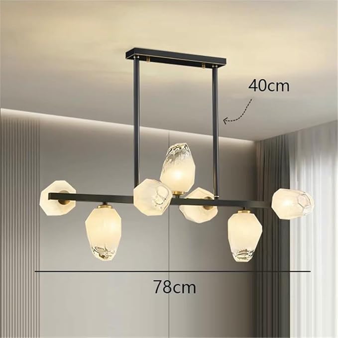 Pendant Lights Nordic Smart Home Decoration Pendant Light, Living Room Dining LED Indoor Lighting(Cold White,Golds 12 Heads)