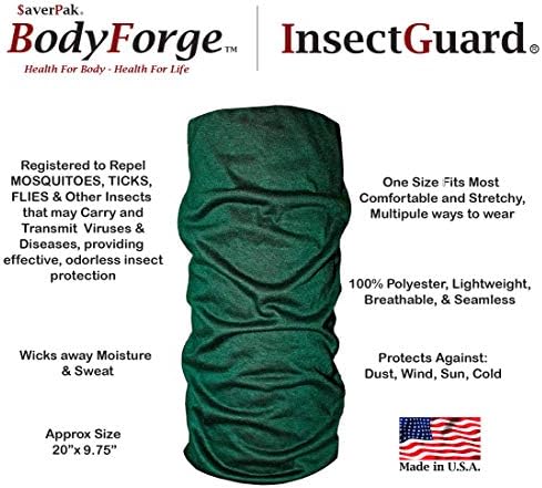 Tick Gaiters - Permethrin Treated, Ticks, Mosquitoes, Flies & More Insect Repellent, Unisex Adult, (Green/White XW) Complete Package 2