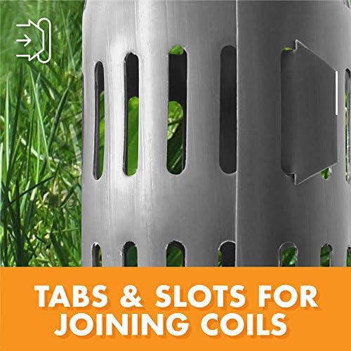 EasyFlex Plastic Tree Trunk Protectors, 12 Count, Grey