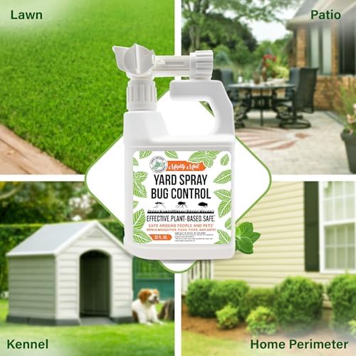 Mighty Mint Peppermint Oil Lawn & Yard Bug Control Spray, 32 oz