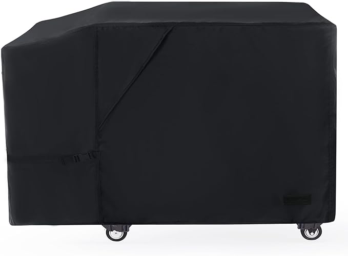 NettyPro Griddle Cover for Blackstone 28" Griddle with Single Shelf, Waterproof Heavy Duty 2 Burner Flat Top Gas Grill Cover 28" Cooking Station Camping, Black