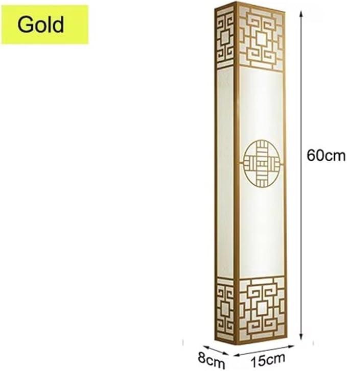 Chinese Style Bedroom Wall Lamp Strip Shaped Zen Background Wall Bedside Lamp Living Room,for Bedroom