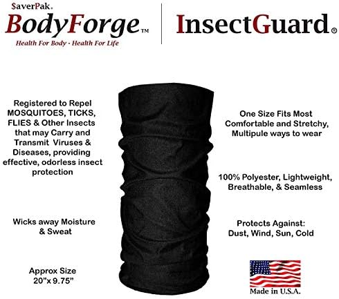 Tick Gaiters - Permethrin Treated, Ticks, Mosquitoes, Flies & More Insect Repellent, Unisex Adult, (Black/Black XW) Complete Package 2