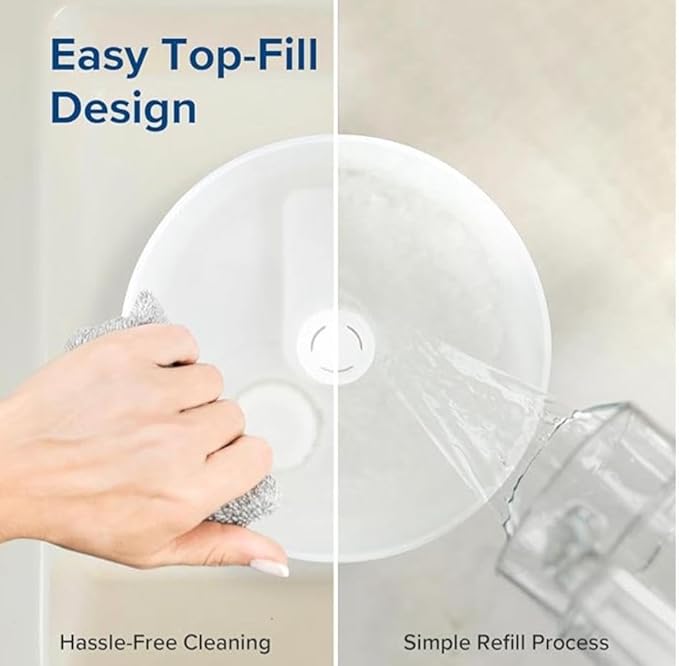 300ML Air Humidifier & Aroma Diffuser Home Fragrance Room Decor Essential Oil Diffuser Humidifiers for Bedroom Cool Mist 7 LED Light Car Air Freshener (Light Wood-2)