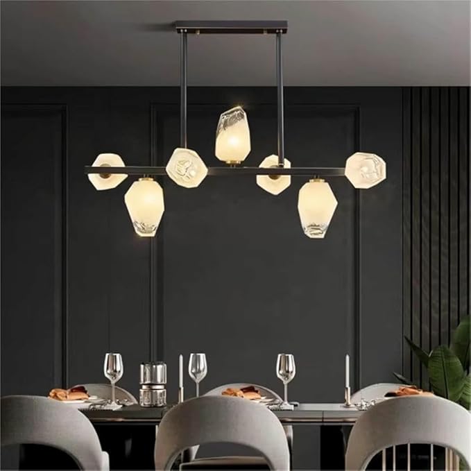 Pendant Lights Nordic Smart Home Decoration Pendant Light, Living Room Dining LED Indoor Lighting(Cold White,Golds 12 Heads)