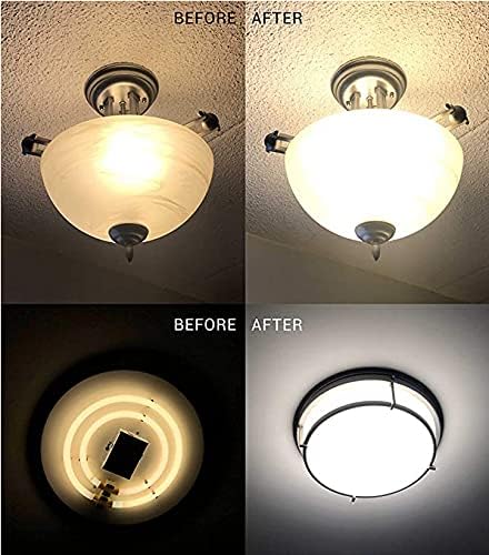 5.5" LED Light Engine Retrofit Kit - 6.73" Overall Size, 23W, 5000K, 1700LM, 120V, CRI90, Dimmable, UL/ES/JA8 Certified - Ideal for Ceiling Flush Lights, Ceiling Fans, Pendants & Garden Light