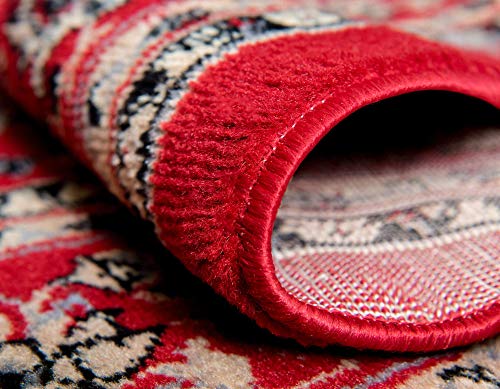Unique Loom Sialk Hill Collection Area Rug - Washington (2' 2" x 3' 1" Rectangle, Red/ Black) - color: Red / Black, size: 2'2" x 3'1" (Rectangular)