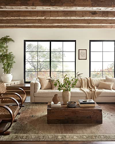 Loloi Magnolia Home by Joanna Gaines Sinclair Collection SIN-06 Clay/Tobacco 2'-3" x 9'-6", .25" Pile Height, Machine Washable, Runner Rug - color: Clay / Tobacco, size: 2'3" x 9'6" (Rectangular)