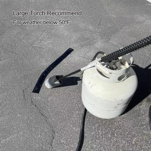 Premium Asphalt Tarmac Parking Lot Joint and Crack Sealer Repair Hot-Filler II 50 FT Long (3mm Thick) (1.25 in)