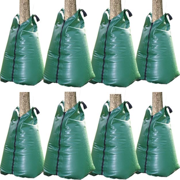Tree Watering Bag, 20 Gallon Slow Release Tree Watering Bags-Drip Irrigation Bag for Newly Planted or Established Trees (8 Pack)