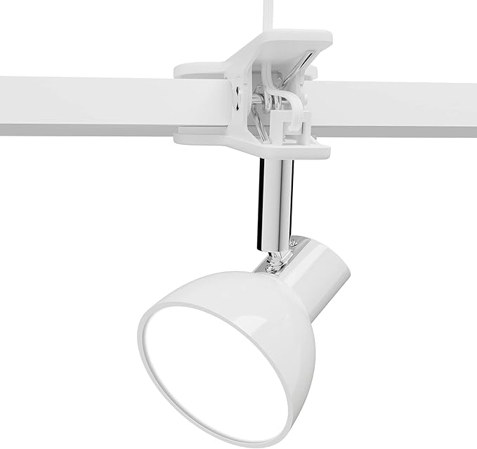 deeloop LED Clip on Light Book Reading 5W Super Bright 330° Rotation Clip on Lamp for Bed/Desk Lamp with Clamp White