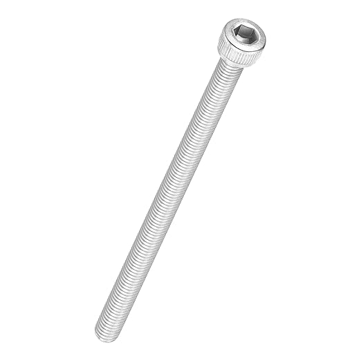 Kozelo 6pcs Socket Head Cap Screws - [M5-0.8 x 80mm] 304 Stainless Steel Allen Socket Drive for Electrical Motor 3D Printing Fan Engine Replacement Use, Silver