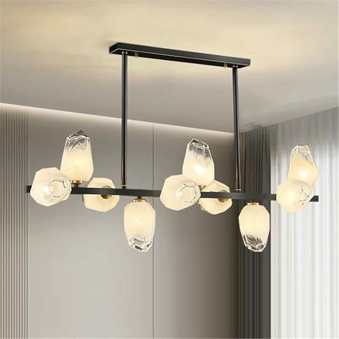 Pendant Lights Nordic Smart Home Decoration Pendant Light, Living Room Dining LED Indoor Lighting(Cold White,Golds 12 Heads)