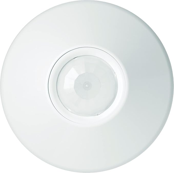 SensorSwitch Ceiling Motion Sensor, Passive Infrared PIR Occupancy Sensor, 360 Degrees Small Motion Detection, Indoor Use, Line Voltage, Standard Range