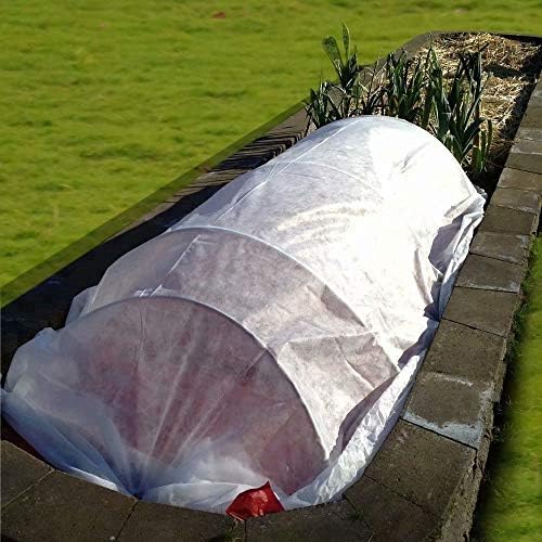 Agfabric Plant Covers Freeze Protection 10'x10' 0.9oz Floating Row Cover Garden Plant Cover Freeze Cloths for Plants Winter Frost Pests Protection,White