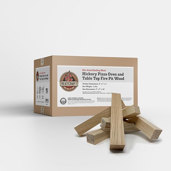 Premium Kiln Dried Wood Kindling for Pizza Ovens, Tabletop Fire Pits & Campfires