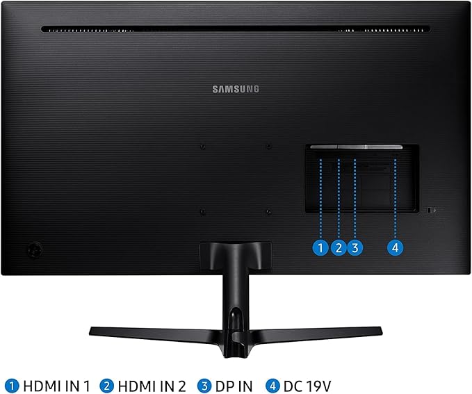 SAMSUNG 32" UJ59 Series 4K UHD (3840x2160) Computer Monitor,VA Panel, HDMI, Display Port, Eye Saver/Flicker Free Mode, FreeSync, LU32J590UQNXZA, Black