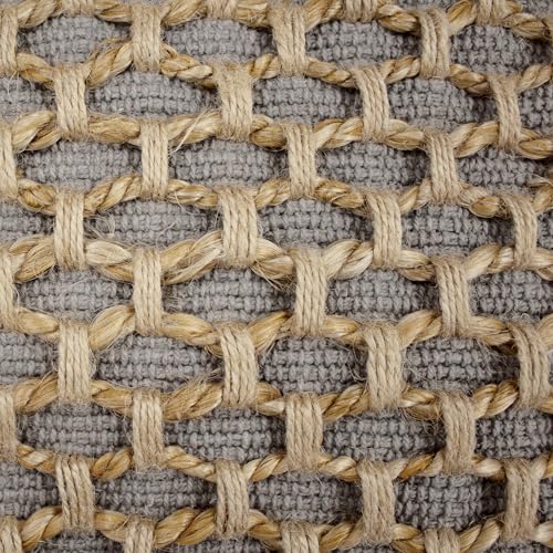 Boho Living 18x18 Grey Throw Pillow Covers with Pillow Insert Included, Pack of 2 - color: Grey, size: (2) 18" x 18" Pillow Covers With Insert